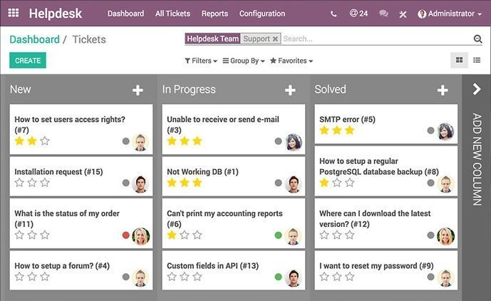 Odoo • Text and Image